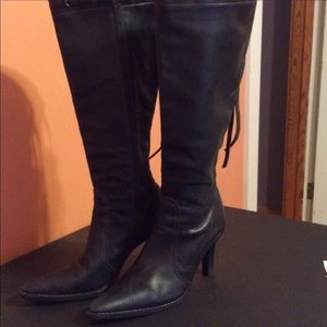 Authentic coach black boots